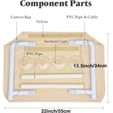 Cat Window Hammock Bed – Suction Cup Hanging Seat for Sunny Window Lounging