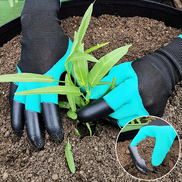Waterproof Gardening Gloves with Claws – Durable Latex Grip for Digging & Planting
