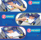 Kids Travel Tray for Car – Toddler Lap Desk & Organizer for Road Trips, Airplane & Car Seat