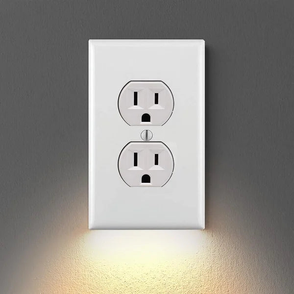 Outlet Wall Plate With LED Lights