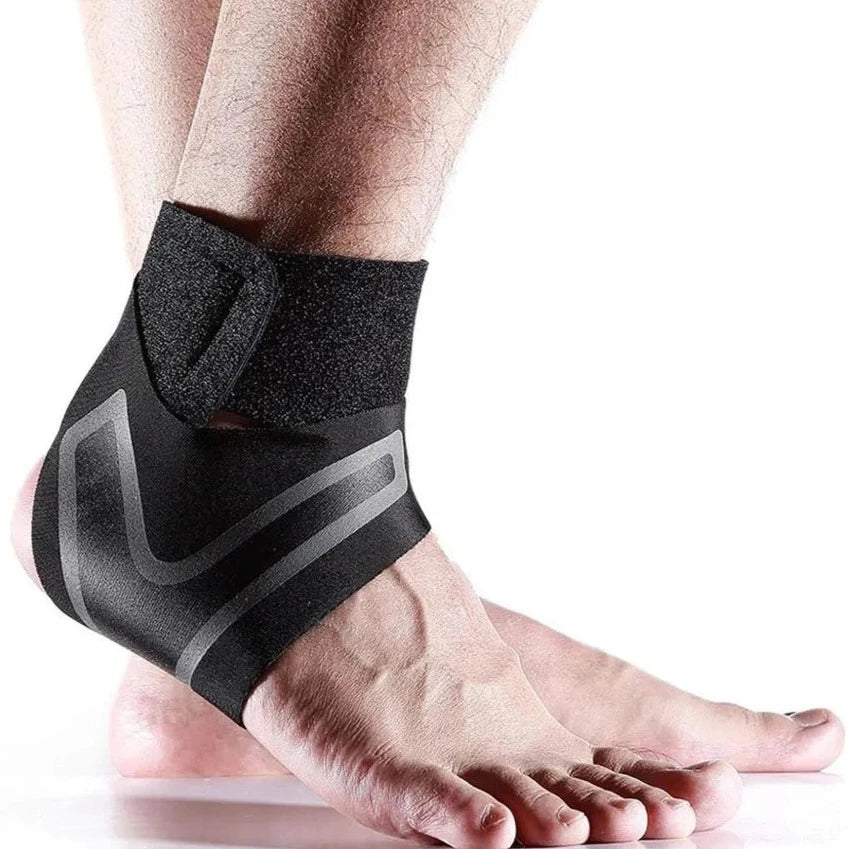 AOLIKES Ankle Support Brace,Elasticity Free Adjustment Protection Foot ...