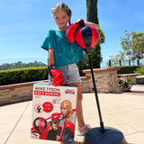 Kids Boxing Set with Gloves & Reflex Bag – Adjustable Height Stand