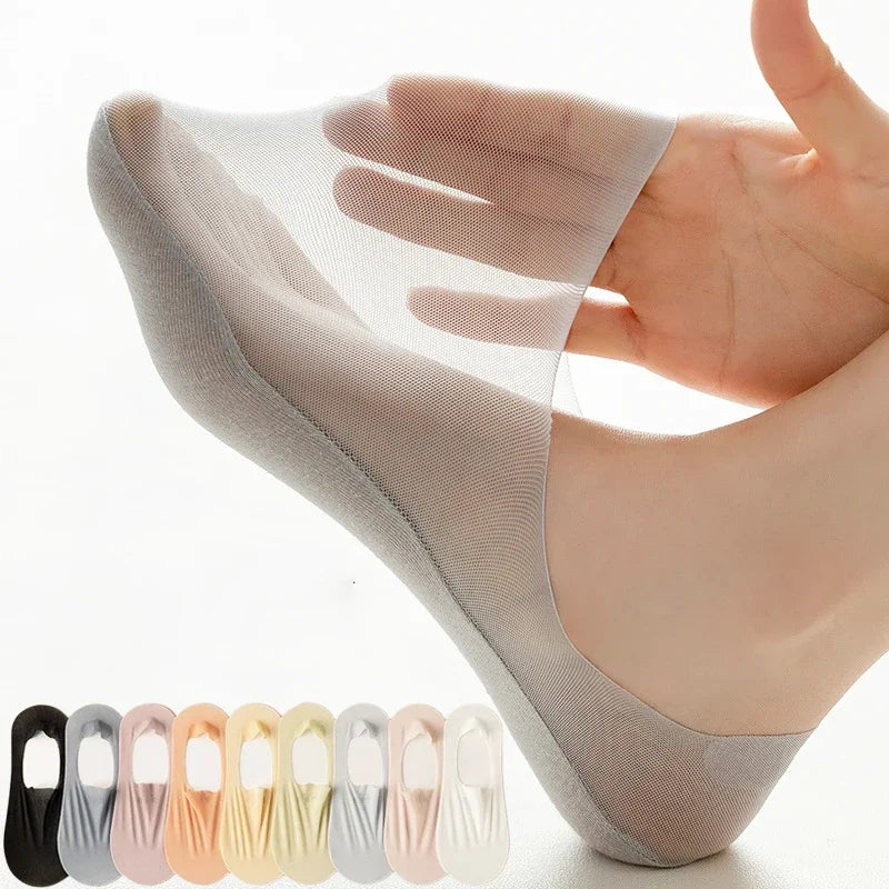 Ultra-thin Invisible Boat Socks High Quality Stretch Ice Silk The ...