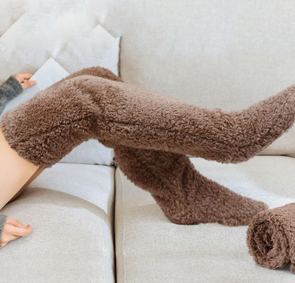 Winter Fuzzy Slipper Socks